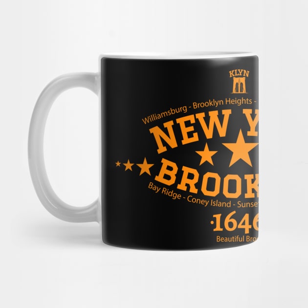 New York Brooklyn, Brooklyn Schriftzug, Brooklyn college style Logo by Boogosh